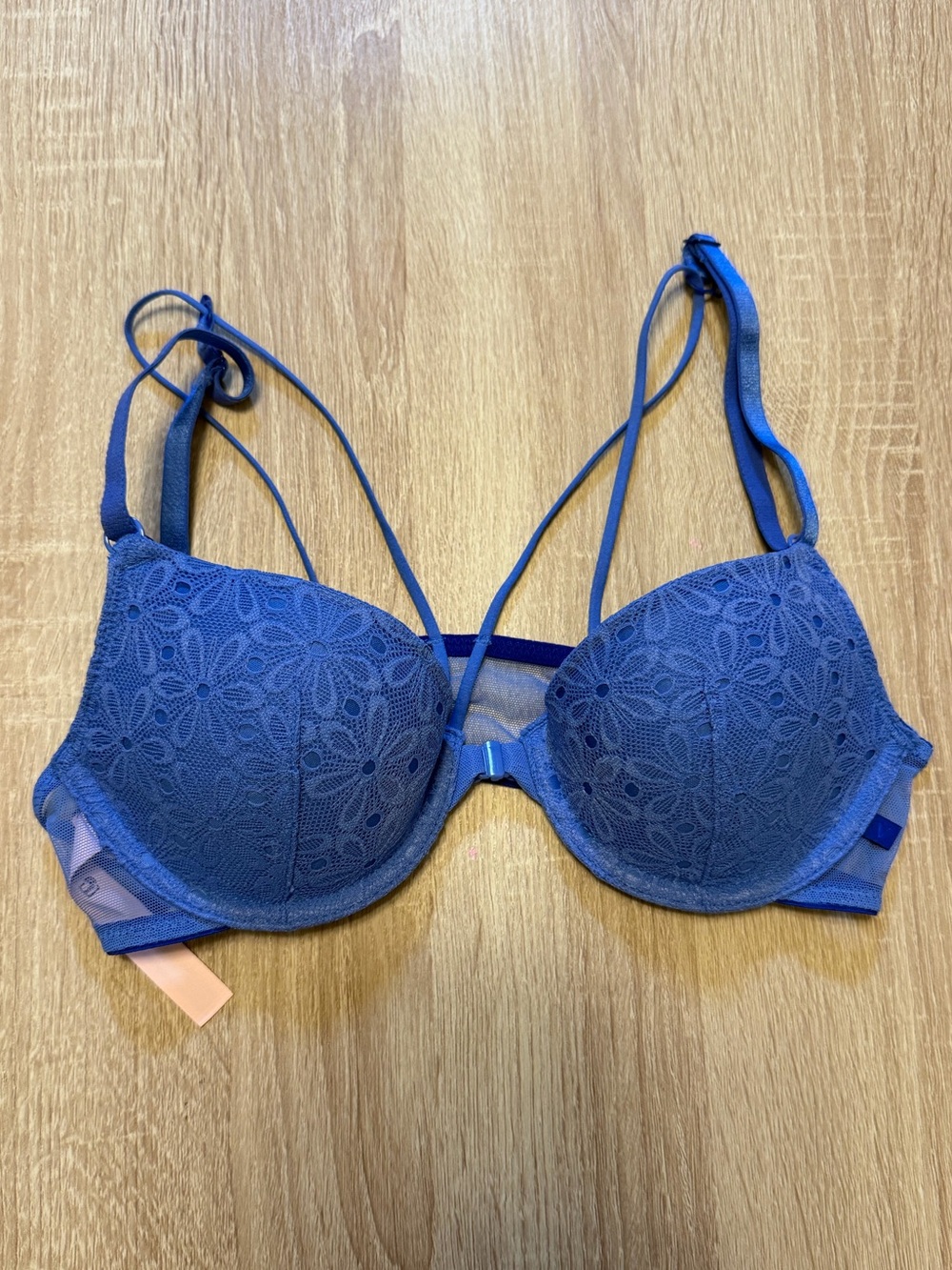 Blue Lace Bra Victoria Secret